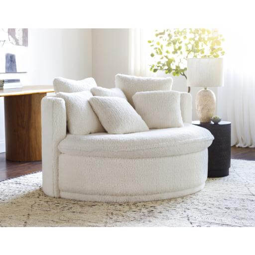 Drancy DAC-003 33"H x 55"W x 47"D Accent Chair - front view
