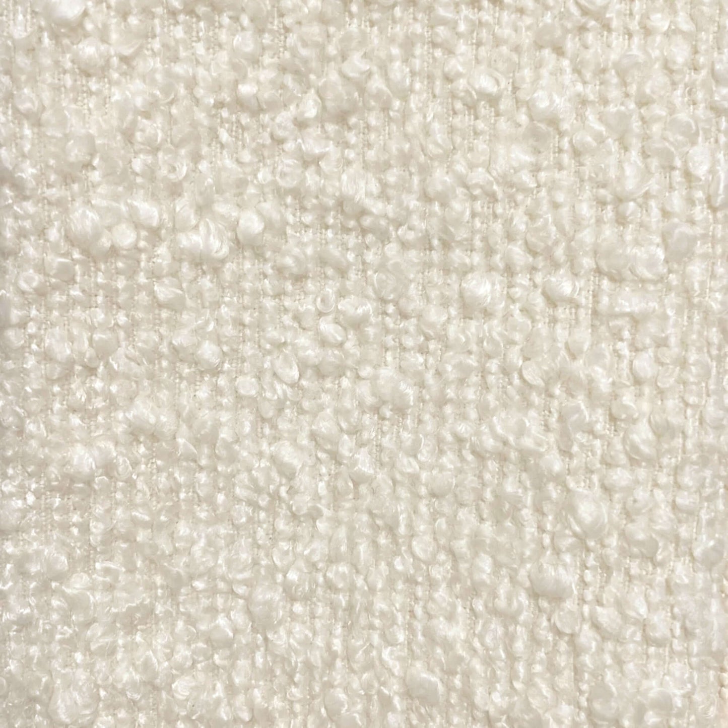 Zilano Accent Chair in Ivory Boucle-material view