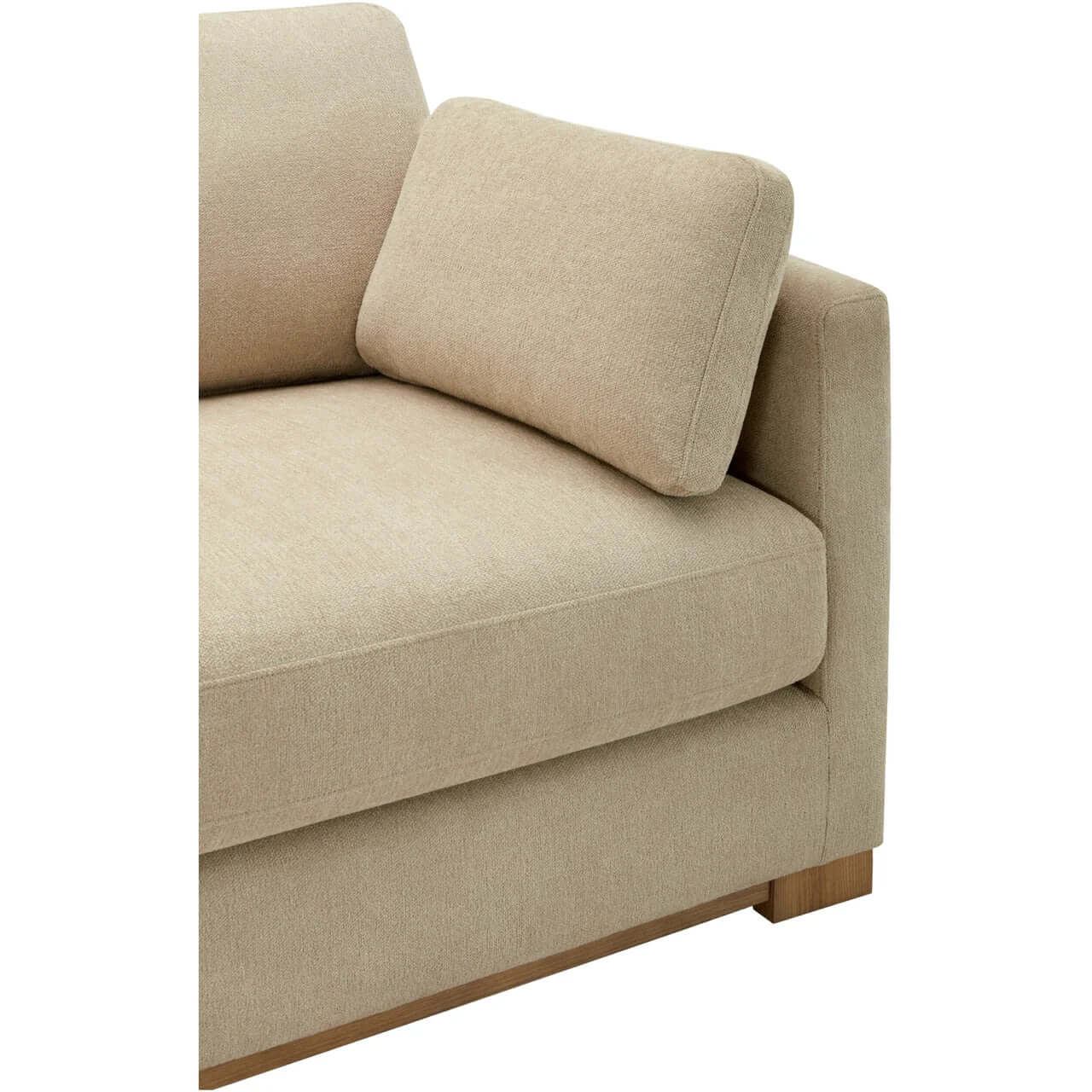 Elmar BOEL-001 33"H x 86"W x 37"D Sofa - front corner view