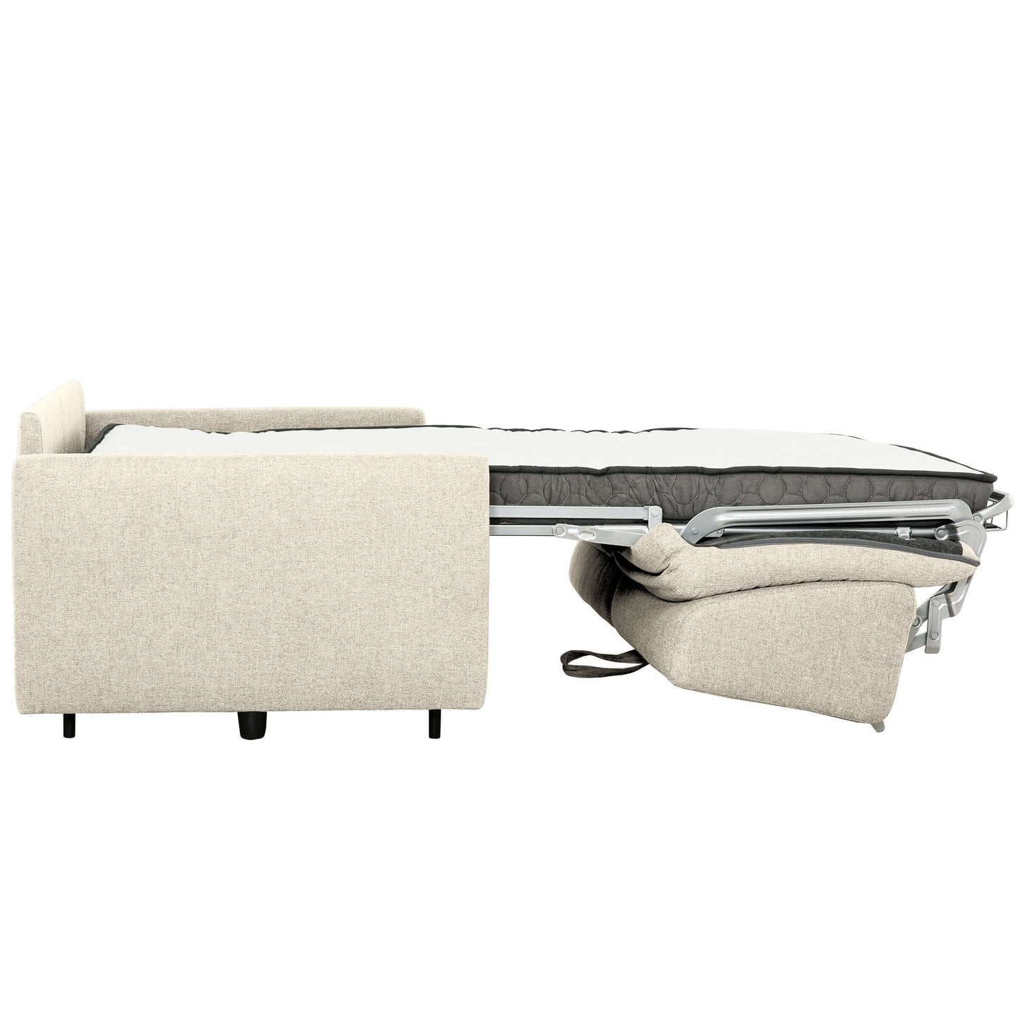 Benito Sofa Bed - Beige- side view