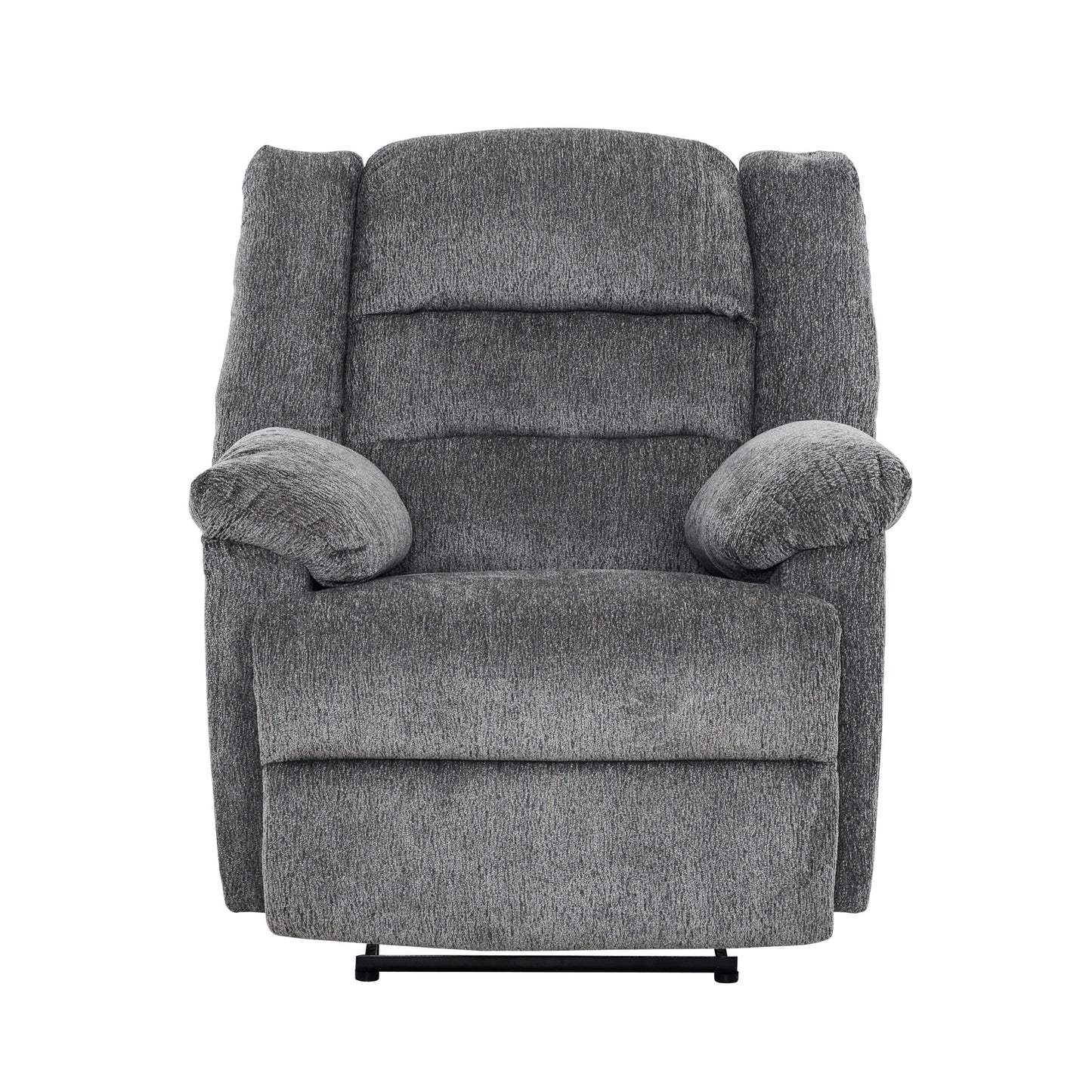 Connor 35 in. Upholstered Power Recliner Chair with Padded Arms- front view
