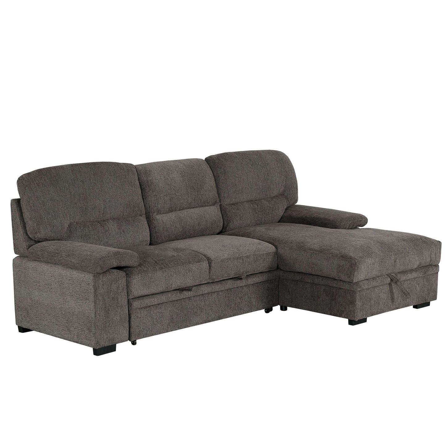 Danilo 102 in. Right Facing Sleeper Sectional- front view