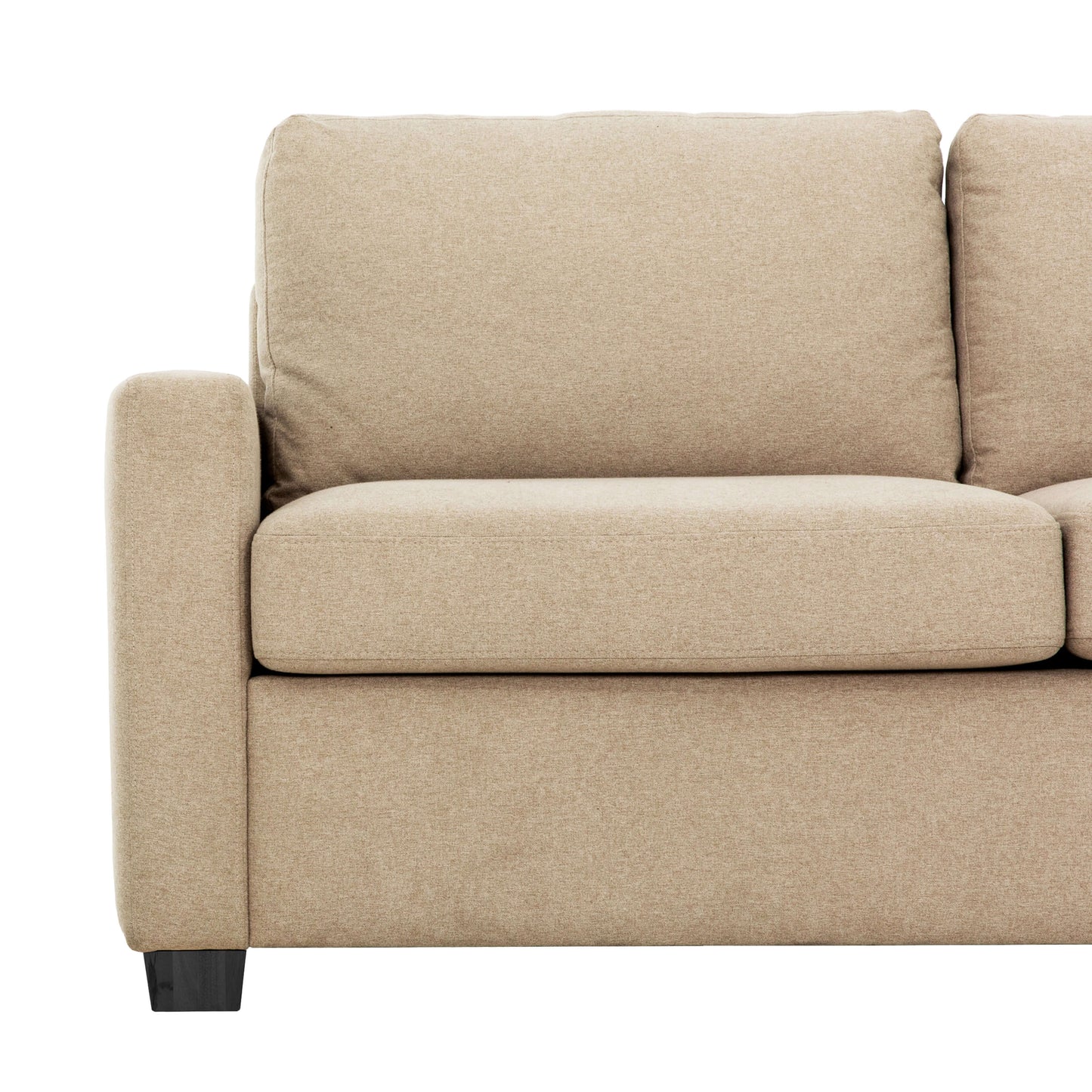 Reign 73 in. Convertible Full Sleeper Sofa with USB Port-front view