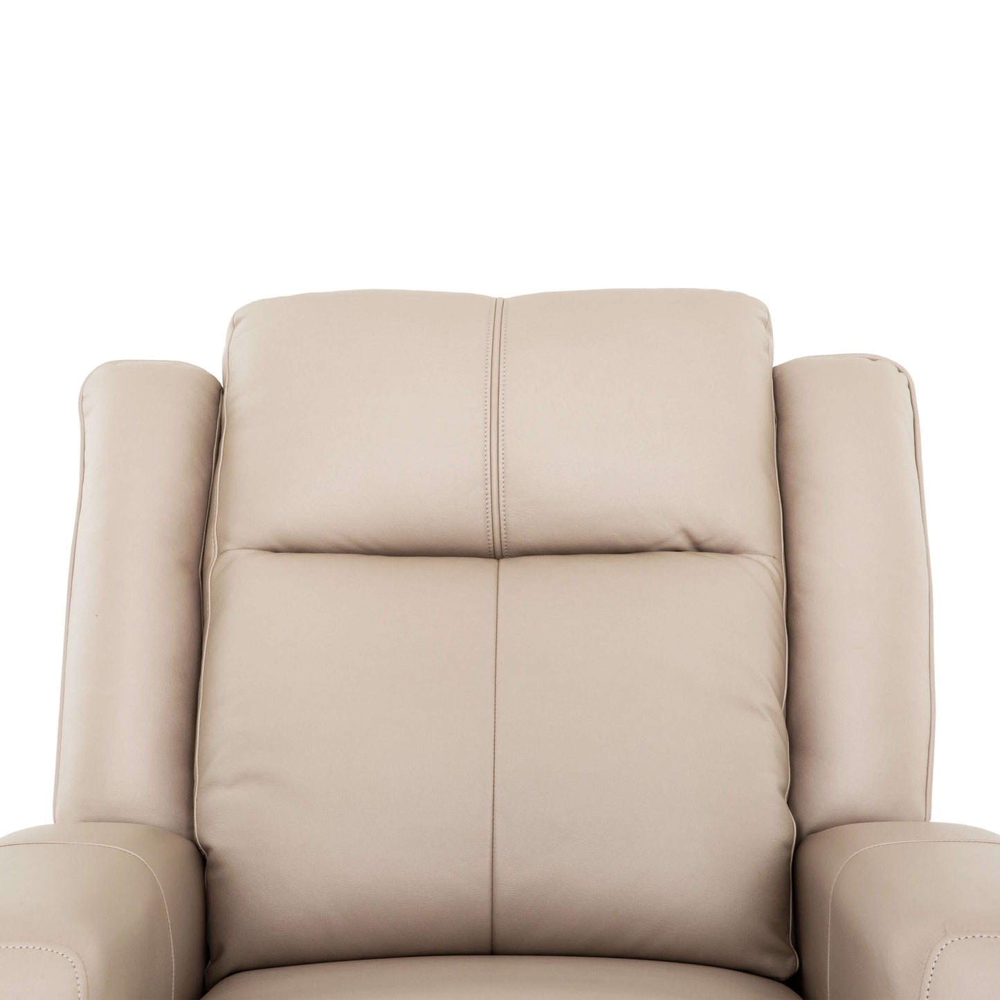 Mattheo 37 in. Upholstered Rocker Recliner Chair with Padded Arms- zoomed in front view