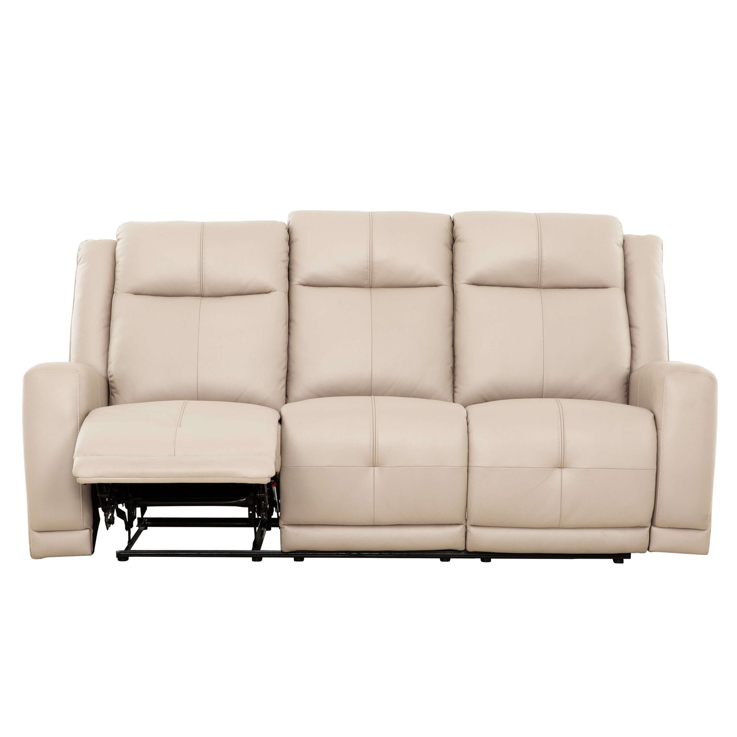 Mattheo 78 in. Reclining Condo Sofa- open front view