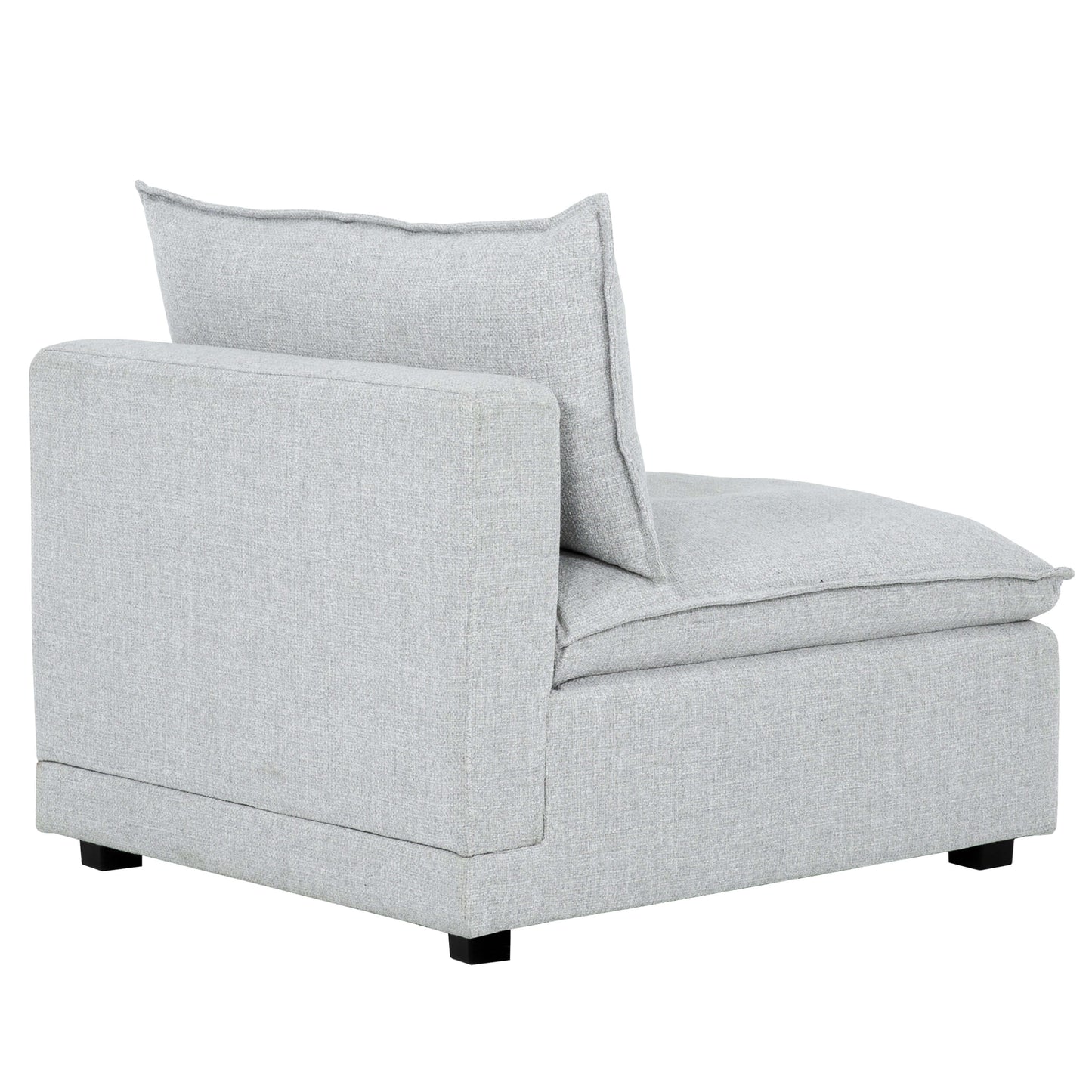 Haven 3-Piece Modular Sofa- 1 section back view