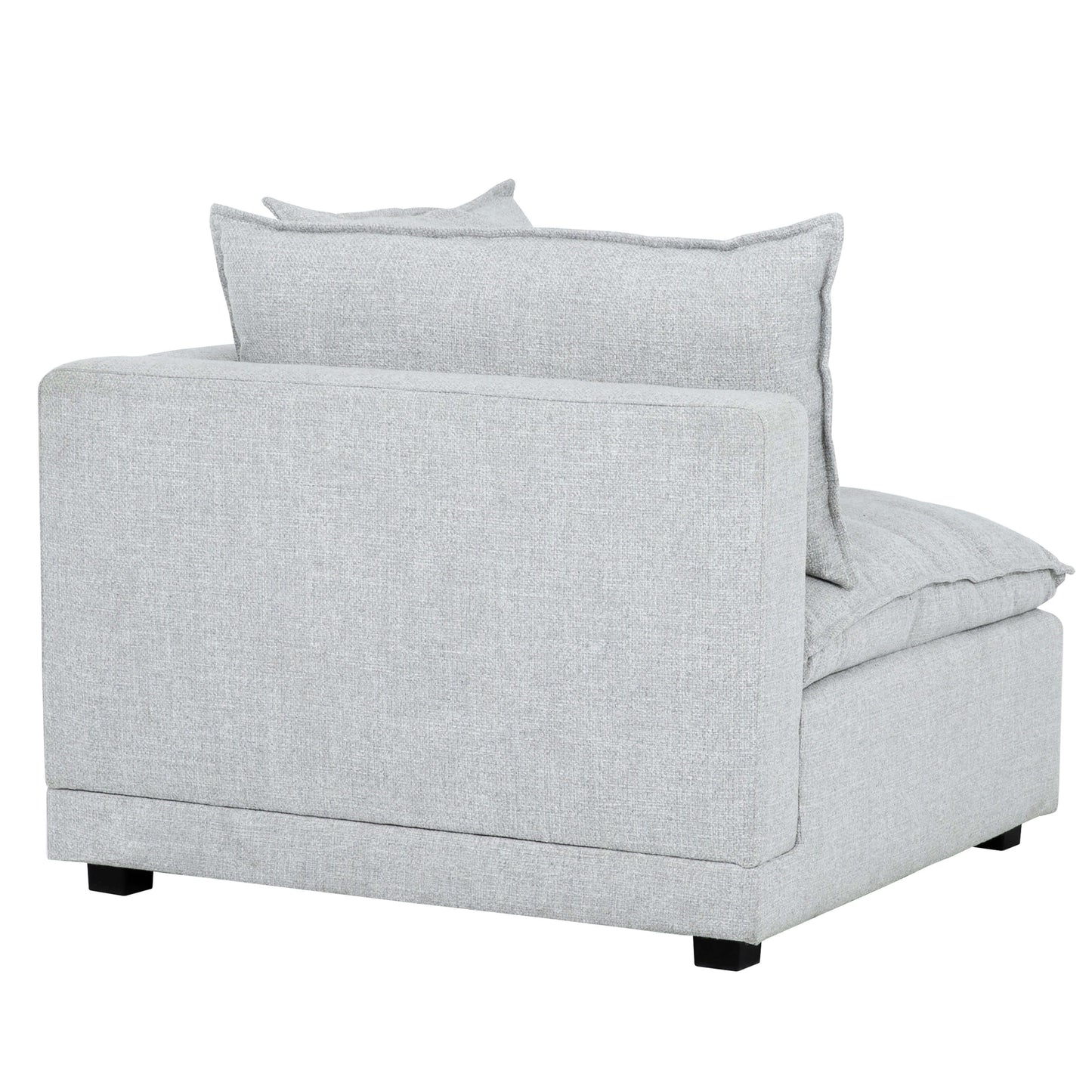 Haven 5-Piece Modular Corner Sectional- back view