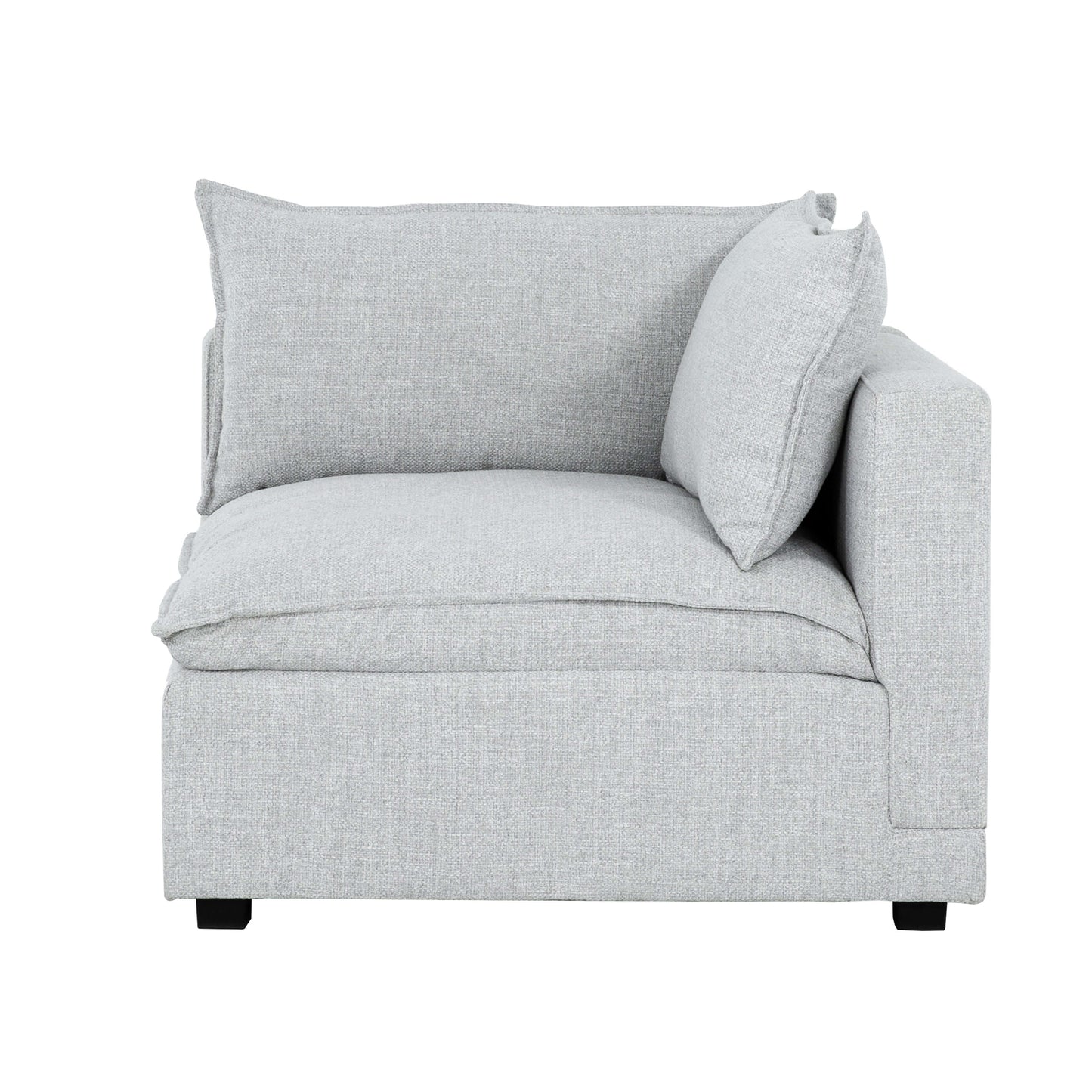 Haven 5-Piece Modular Corner Sectional- zoomed in side view