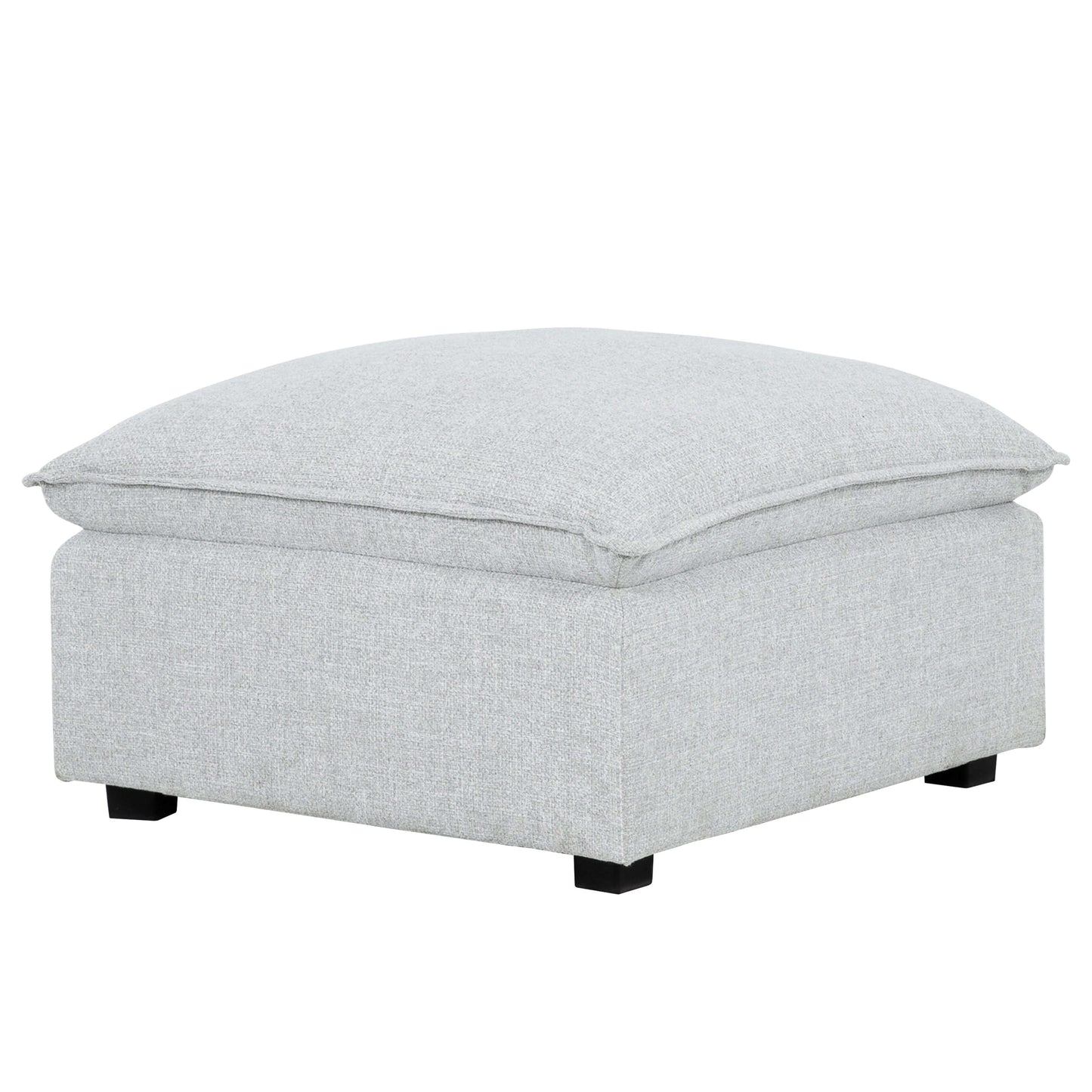 Haven 5-Piece Modular Corner Sectional with Ottoman- 1 section view