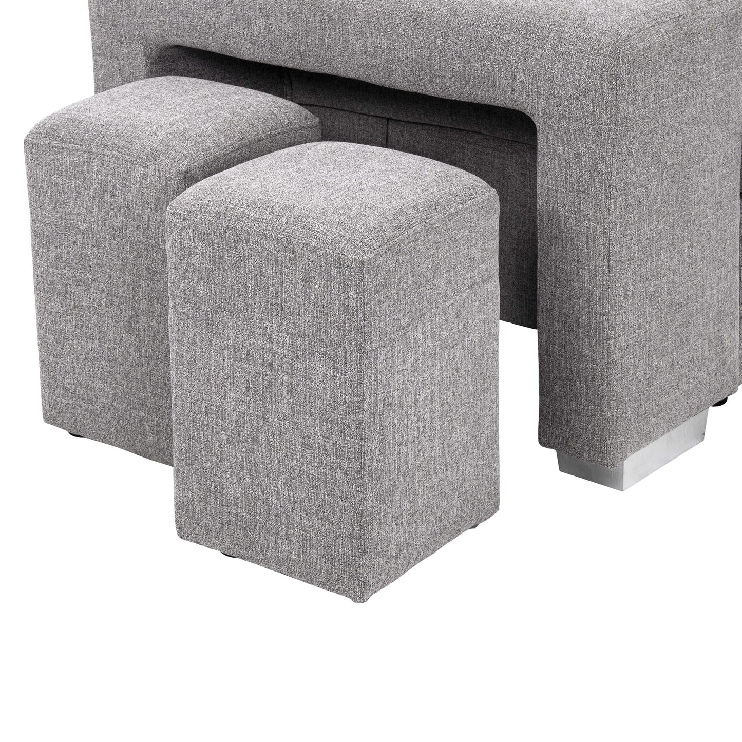 Pamina 105 in. Right Facing Sleeper Sectional- leg rest view