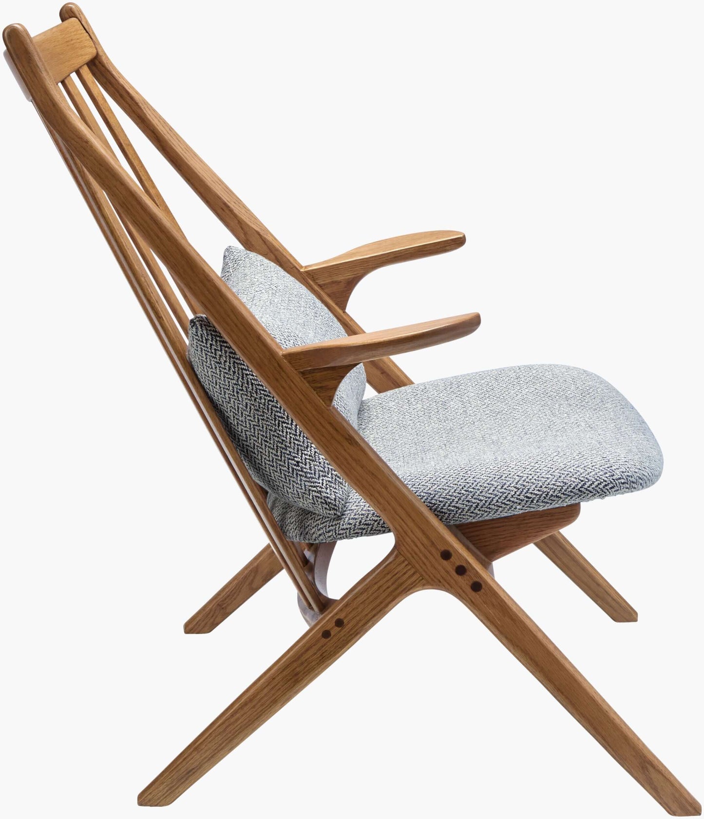 Acworth ACW-004 35"H x 26"W x 33"D Accent Chair - side view