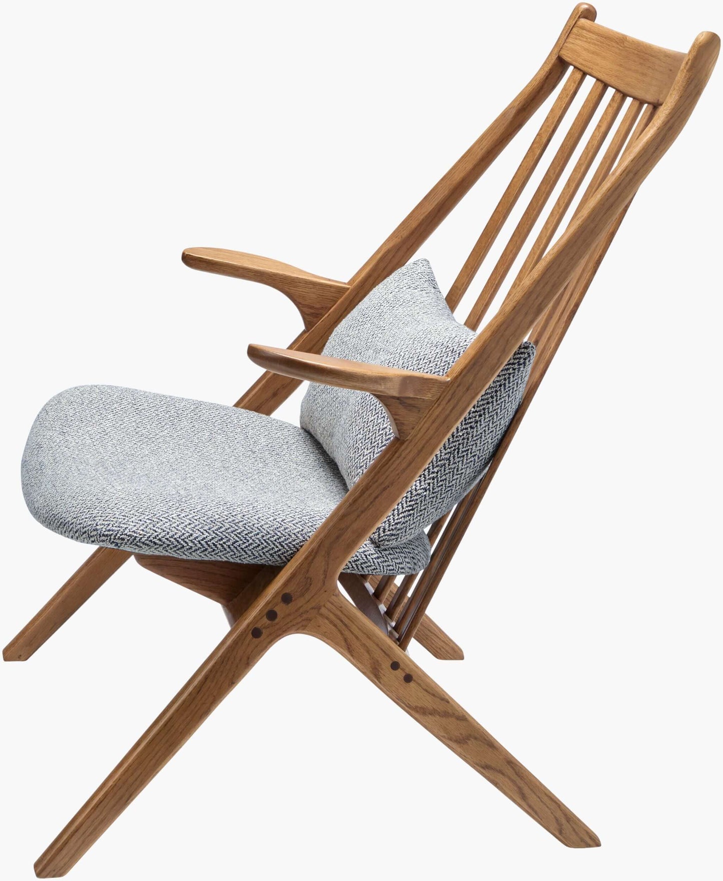 Acworth ACW-004 35"H x 26"W x 33"D Accent Chair - side view