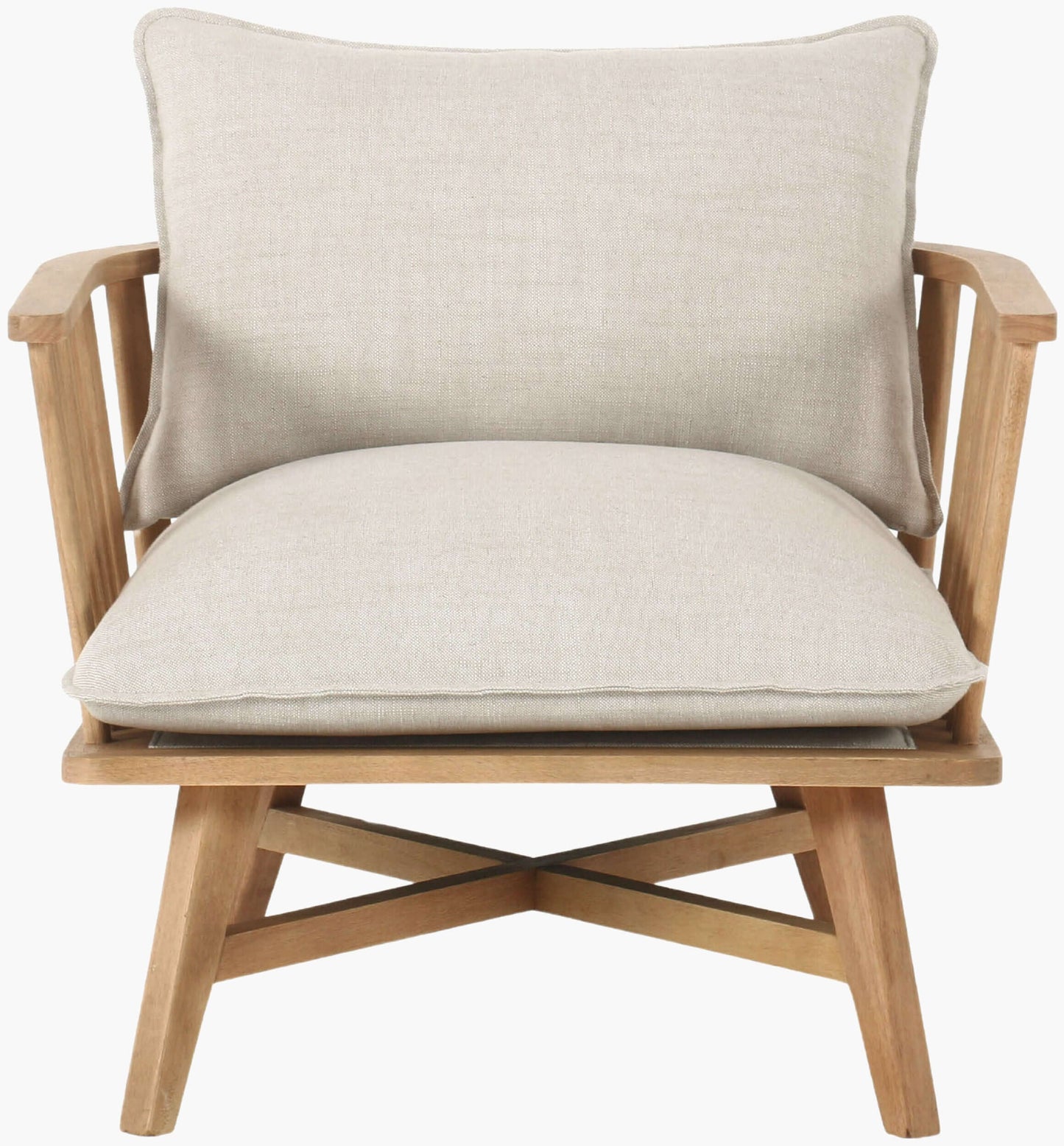 Arco ARCO-002 34"H x 35"W x 36"D Accent Chair - front view with white background