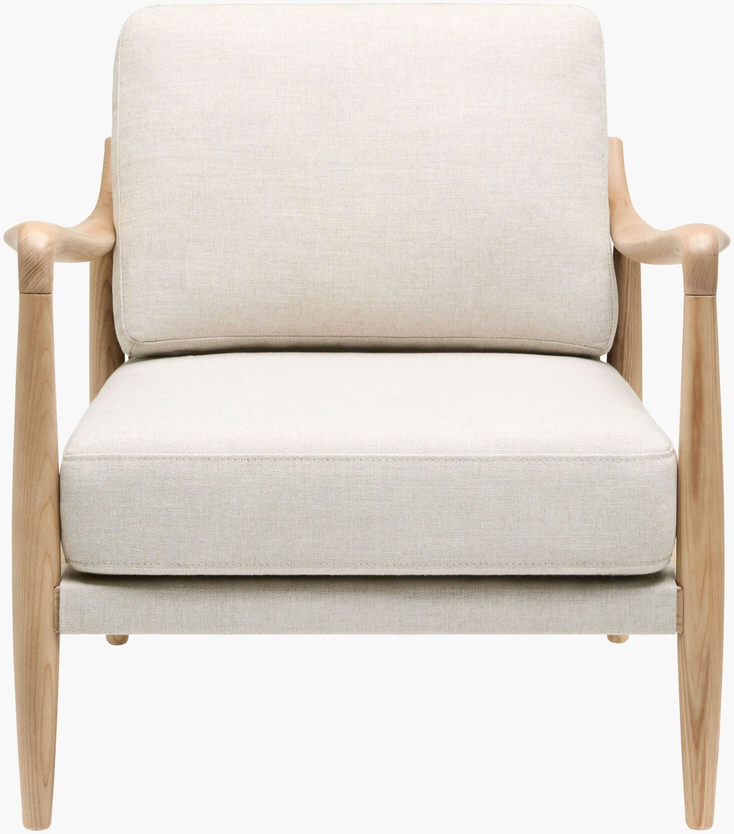 Gaviota BOGV-001 32"H x 32"W x 34"D Accent Chair - front view with white background