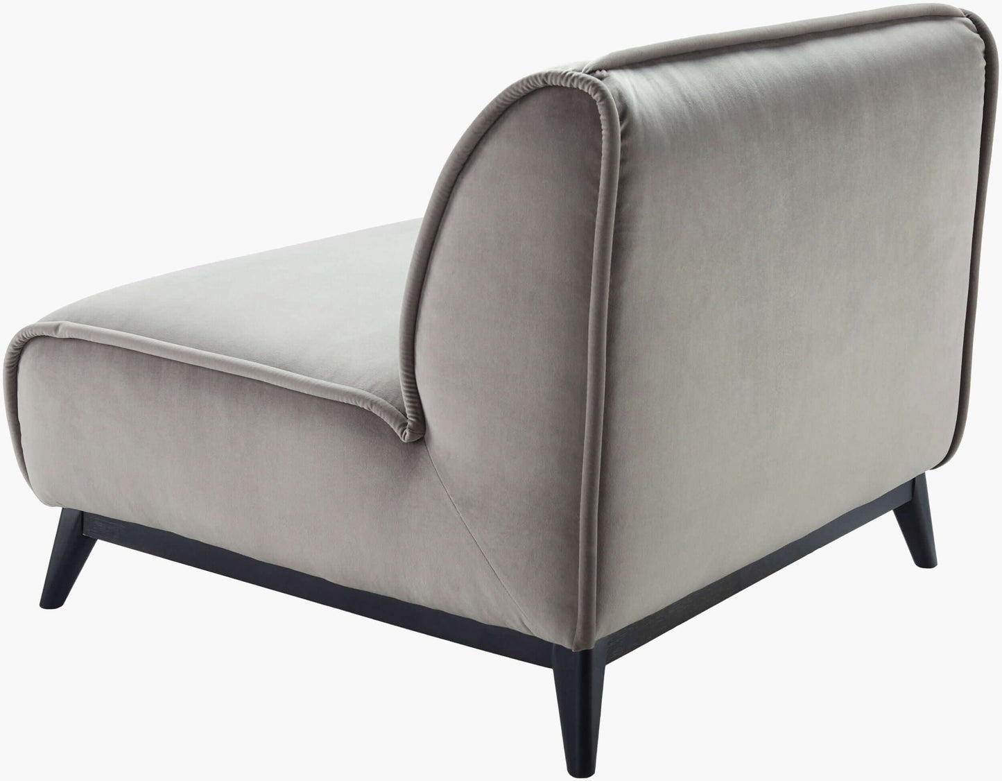 Bruce BRUC-001 31"H x 35"W x 35"D Accent Chair - back and side view