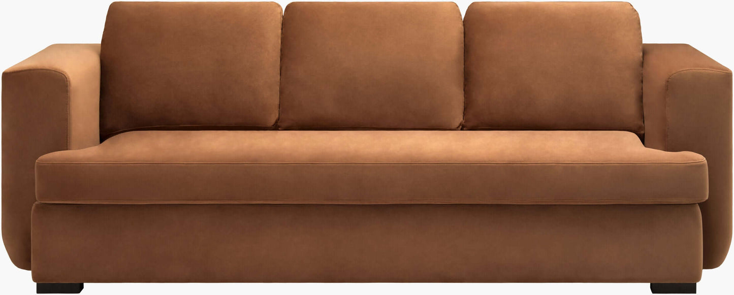 Cahill CAHL-001 34"H x 94"W x 41"D Sofa - front view with white background