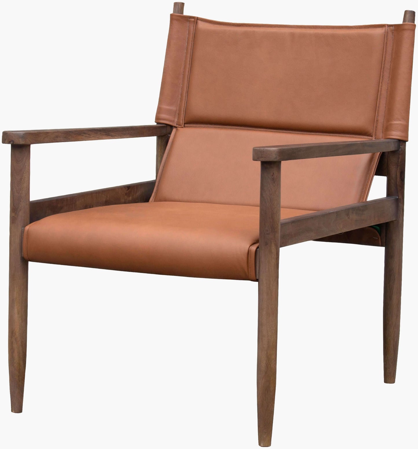 Chole CHOL-001 34"H x 26"W x 29"D Accent Chair - front and side view