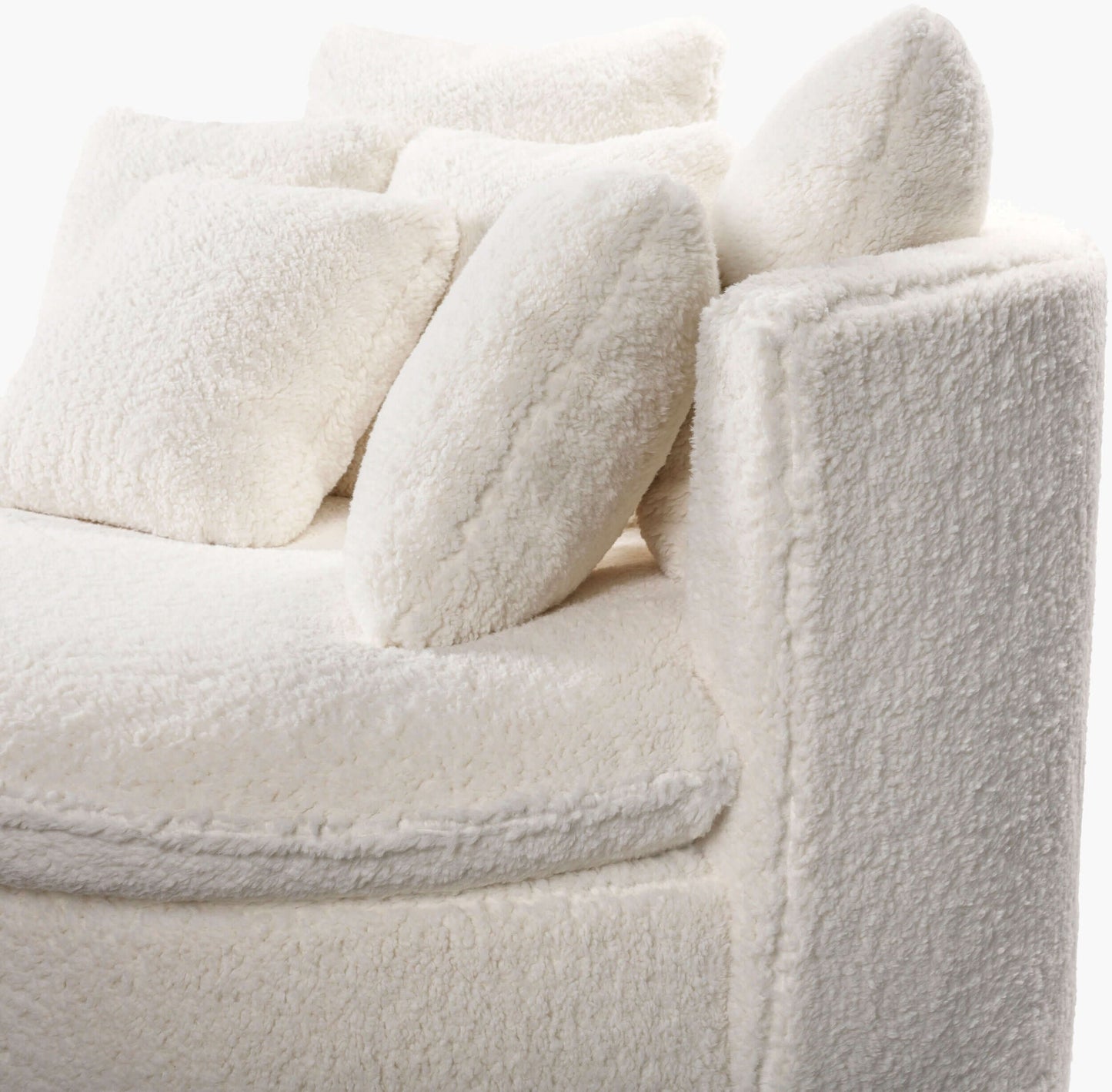 Drancy DAC-003 33"H x 55"W x 47"D Accent Chair - front view zoomed in