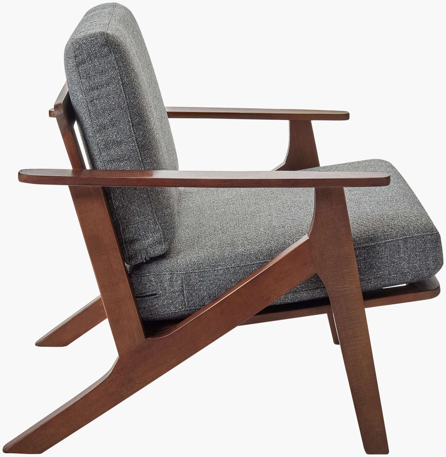 Dover DVE-002 35"H x 28"W x 32"D Accent Chair - side view