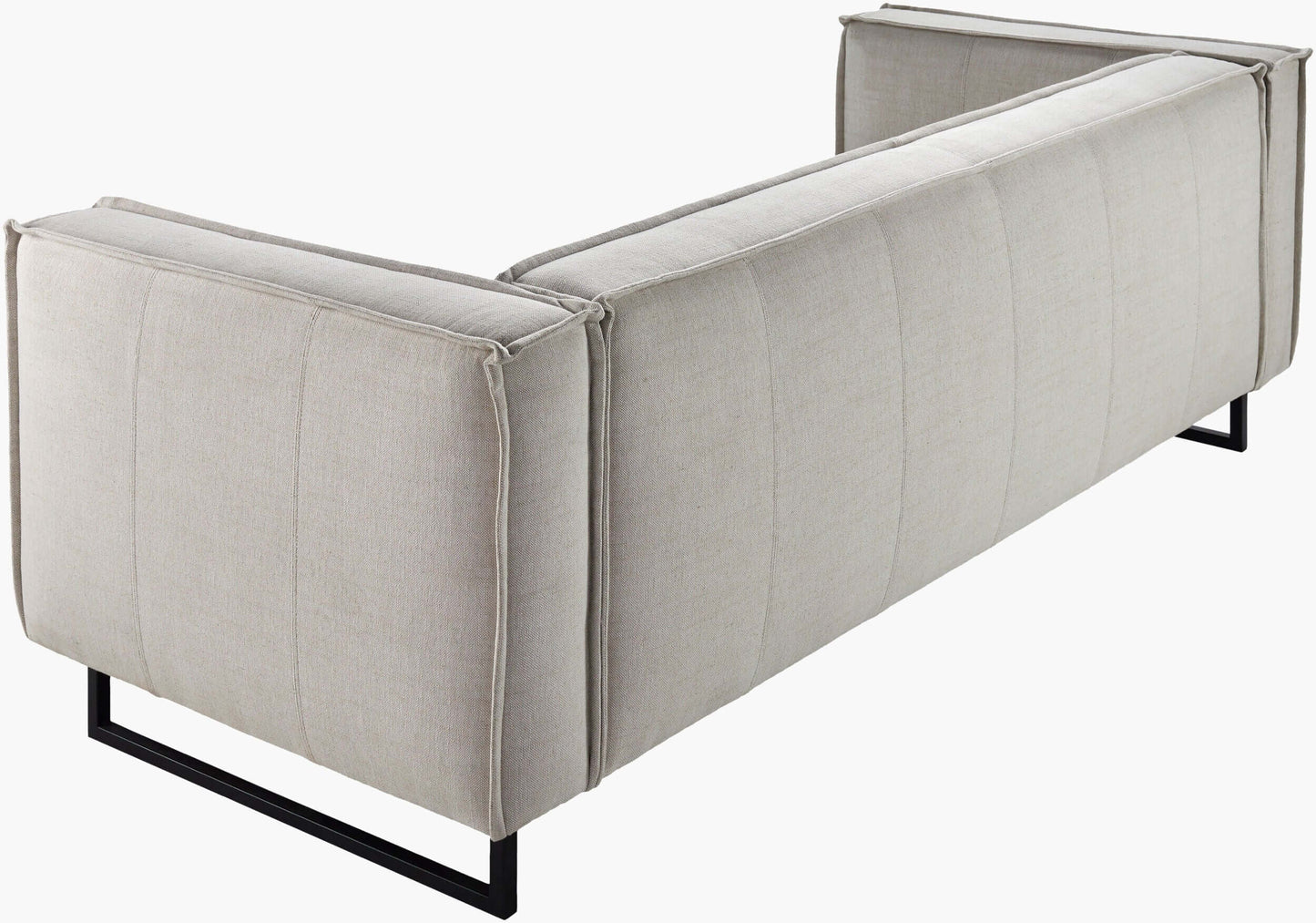 Dylan DYN-002 31"H x 88"W x 39"D Sofa - back and side view