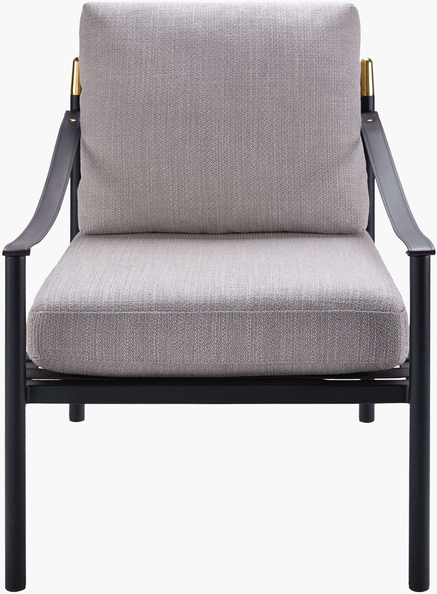 Frank FRK-001 33"H x 25"W x 30"D Accent Chair-front view with white background