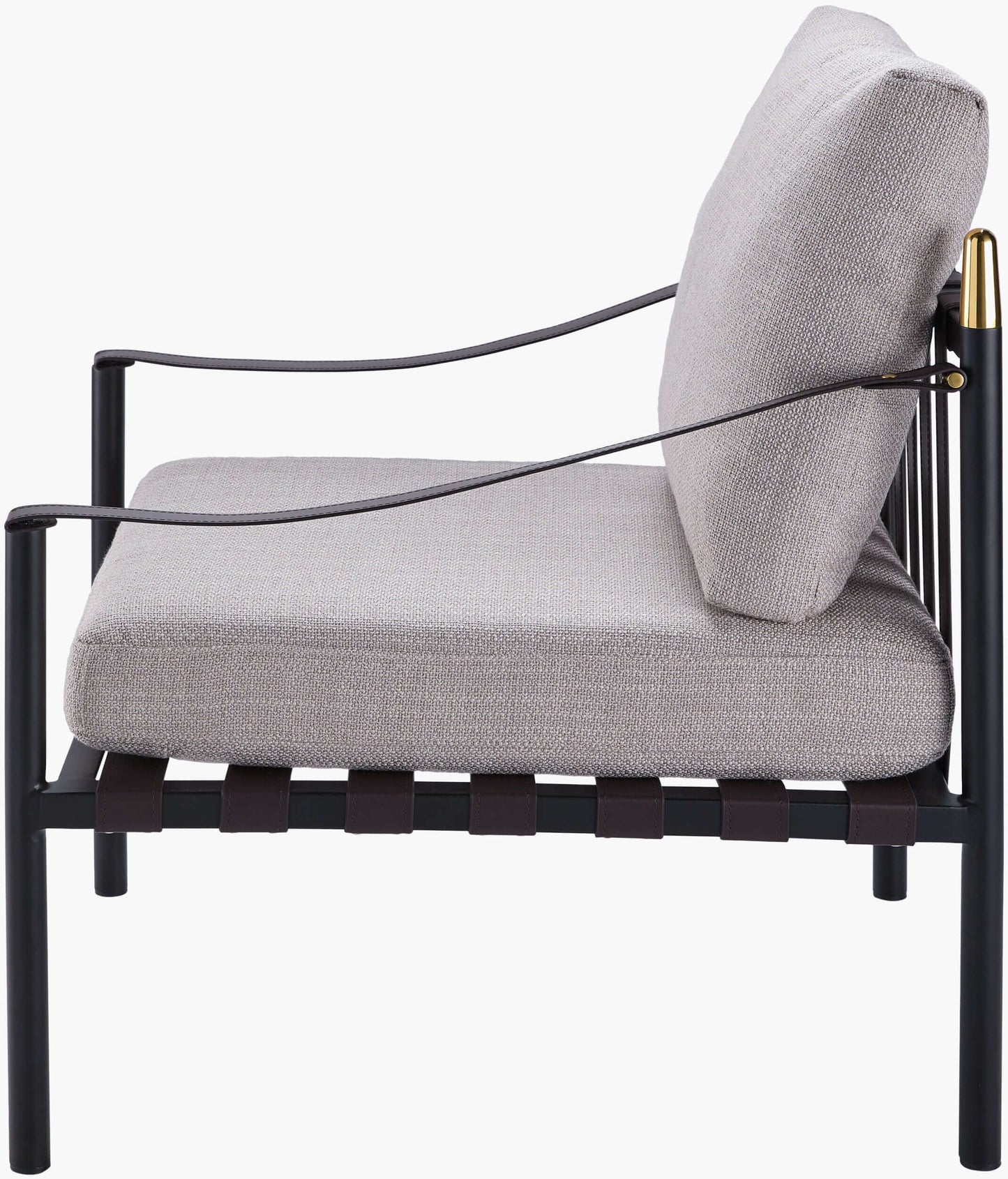 Frank FRK-001 33"H x 25"W x 30"D Accent Chair- side view