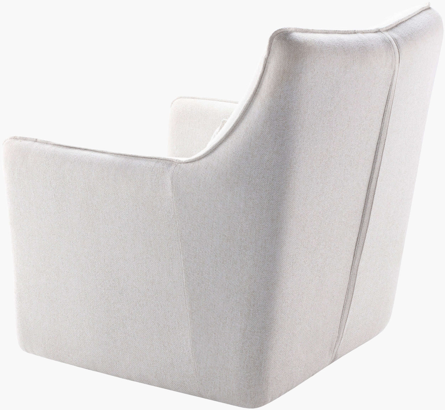 Hudson HUD-001 34"H x 26"W x 28"D Swivel Chair- back and side view