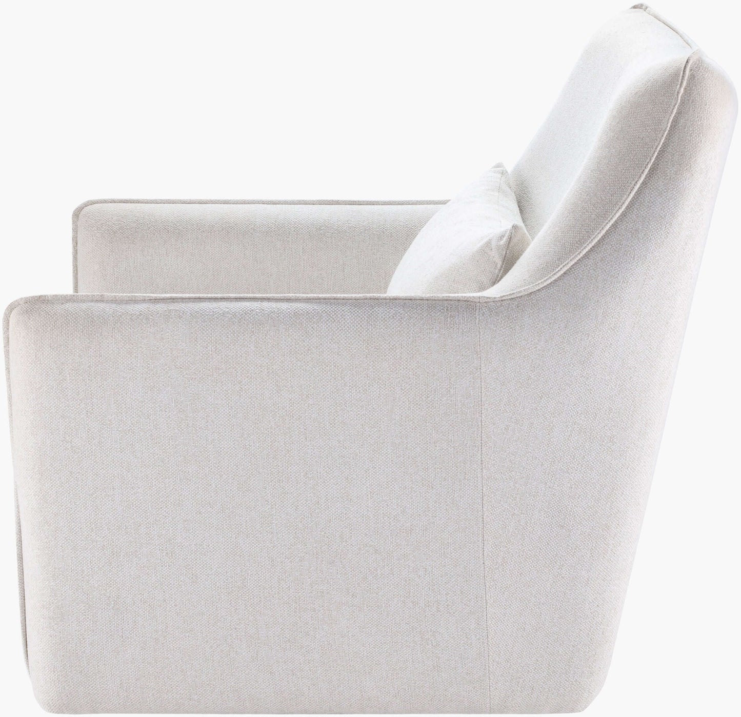 Hudson HUD-001 34"H x 26"W x 28"D Swivel Chair- side view