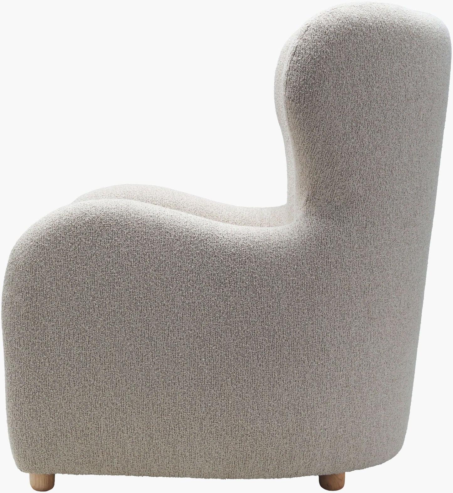 Jacqui JQU-001 37"H x 32"W x 36"D Accent Chair- side view