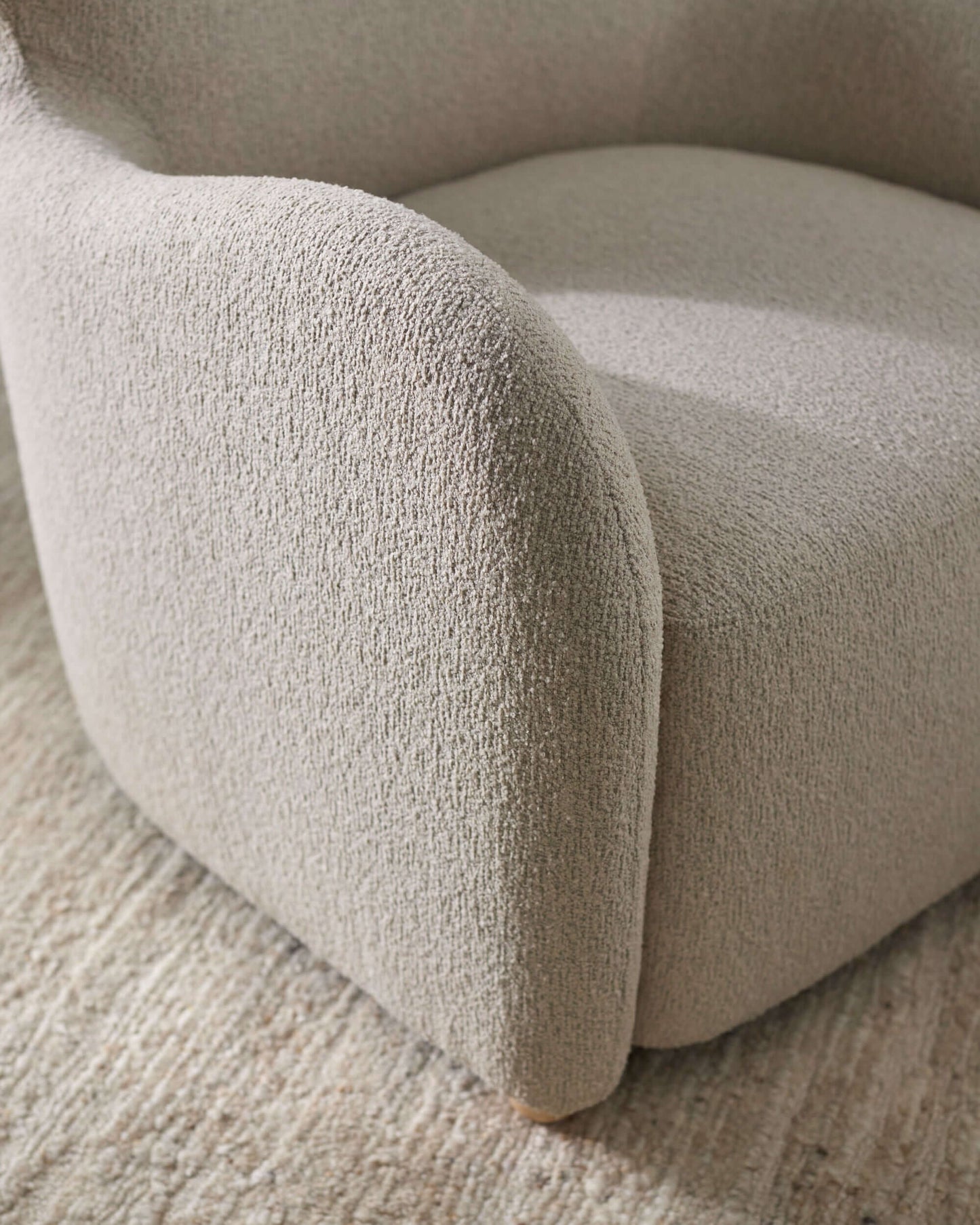 Jacqui JQU-001 37"H x 32"W x 36"D Accent Chair- front and side view