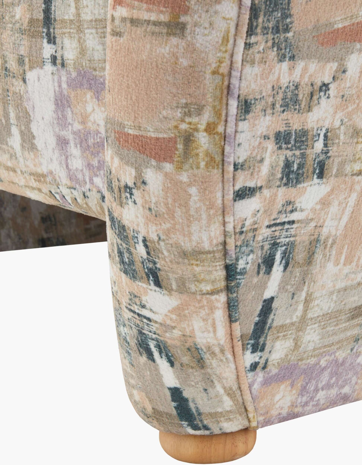 Julian JUA-001 30"H x 35"W x 31"D Accent Chair- foot view