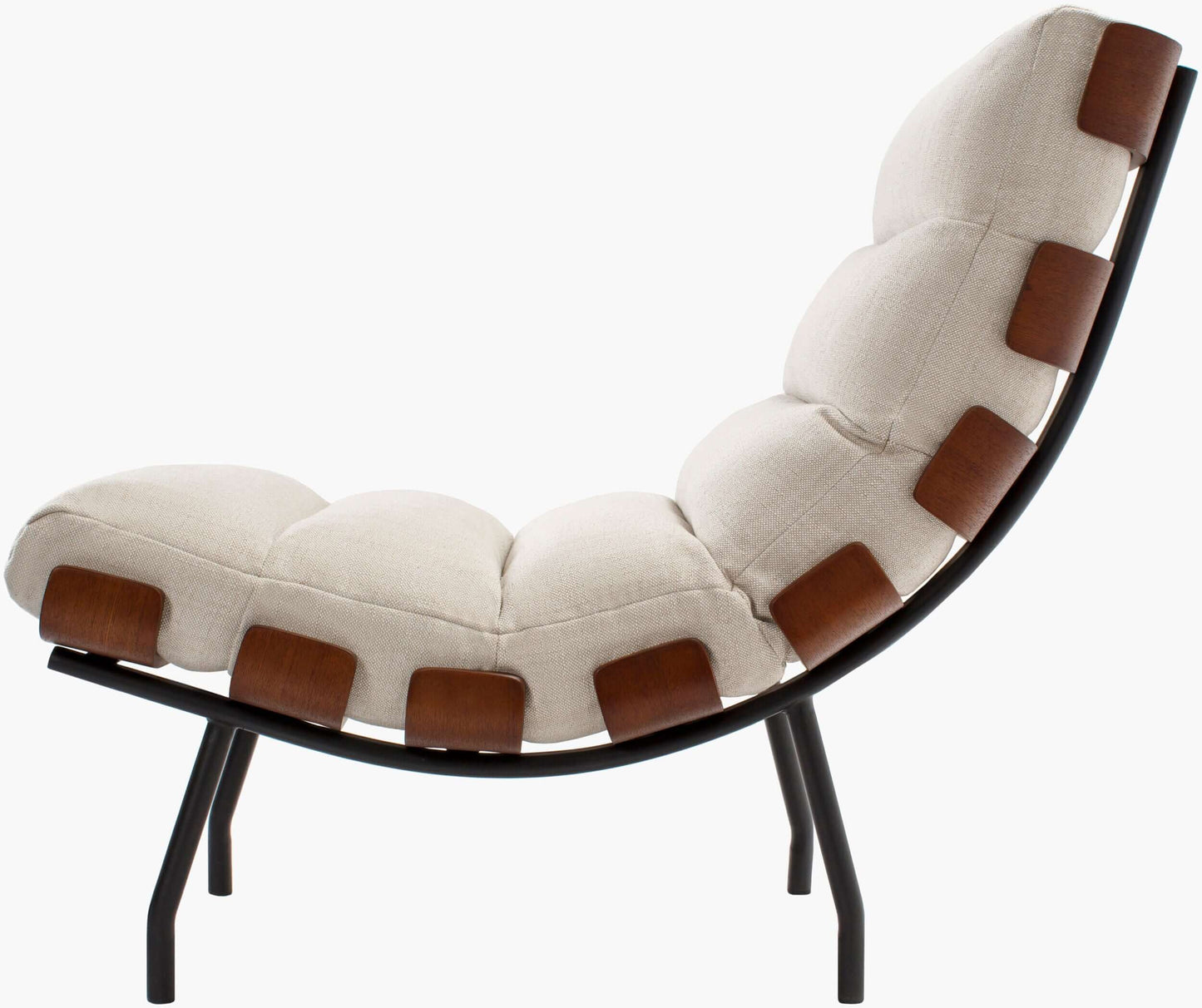 Laval LVL-001 35"H x 24"W x 40"D Accent Chair- side view