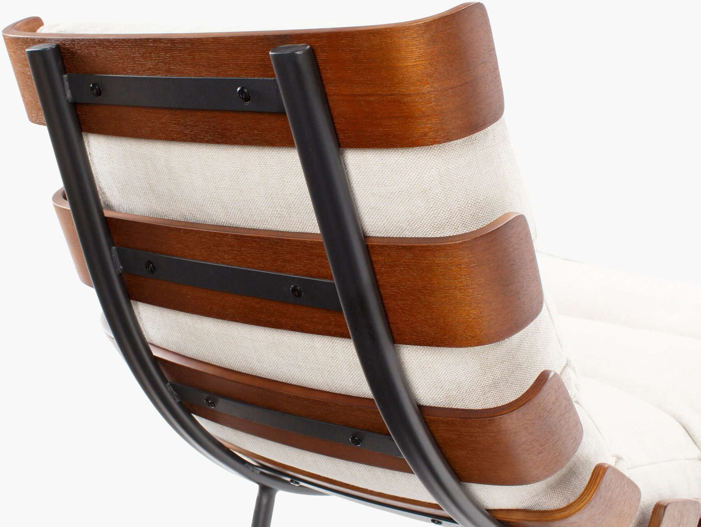 Laval LVL-001 35"H x 24"W x 40"D Accent Chair- back side view