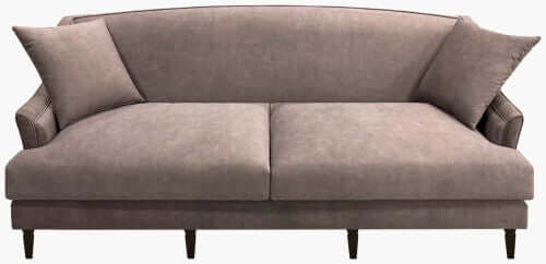 Maywood MAW-001 36"H x 84"W x 38"D Sofa- front view with white background
