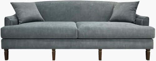 Maywood MAW-003 36"H x 84"W x 38"D Sofa- front view with white background