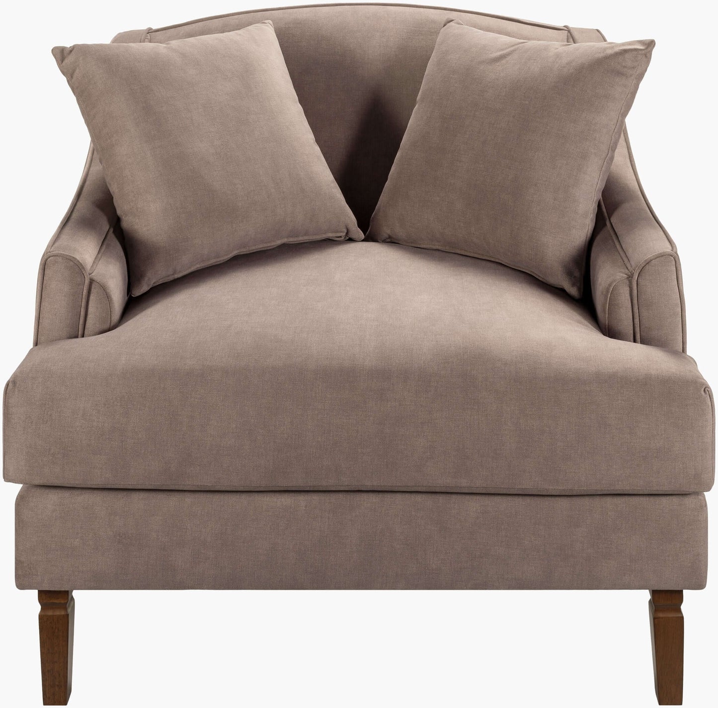 Maywood MAW-002 36"H x 39"W x 38"D Accent Chair- front view with white background