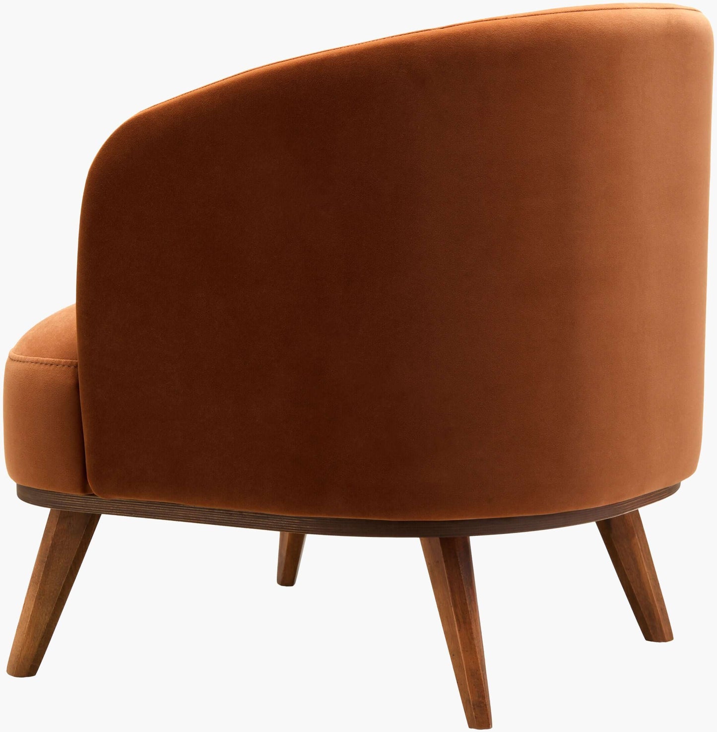 Megan MEGN-001 30"H x 28"W x 28"D Accent Chair- back and side view