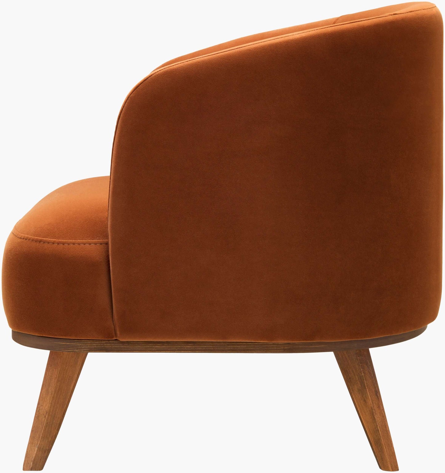 Megan MEGN-001 30"H x 28"W x 28"D Accent Chair- side view