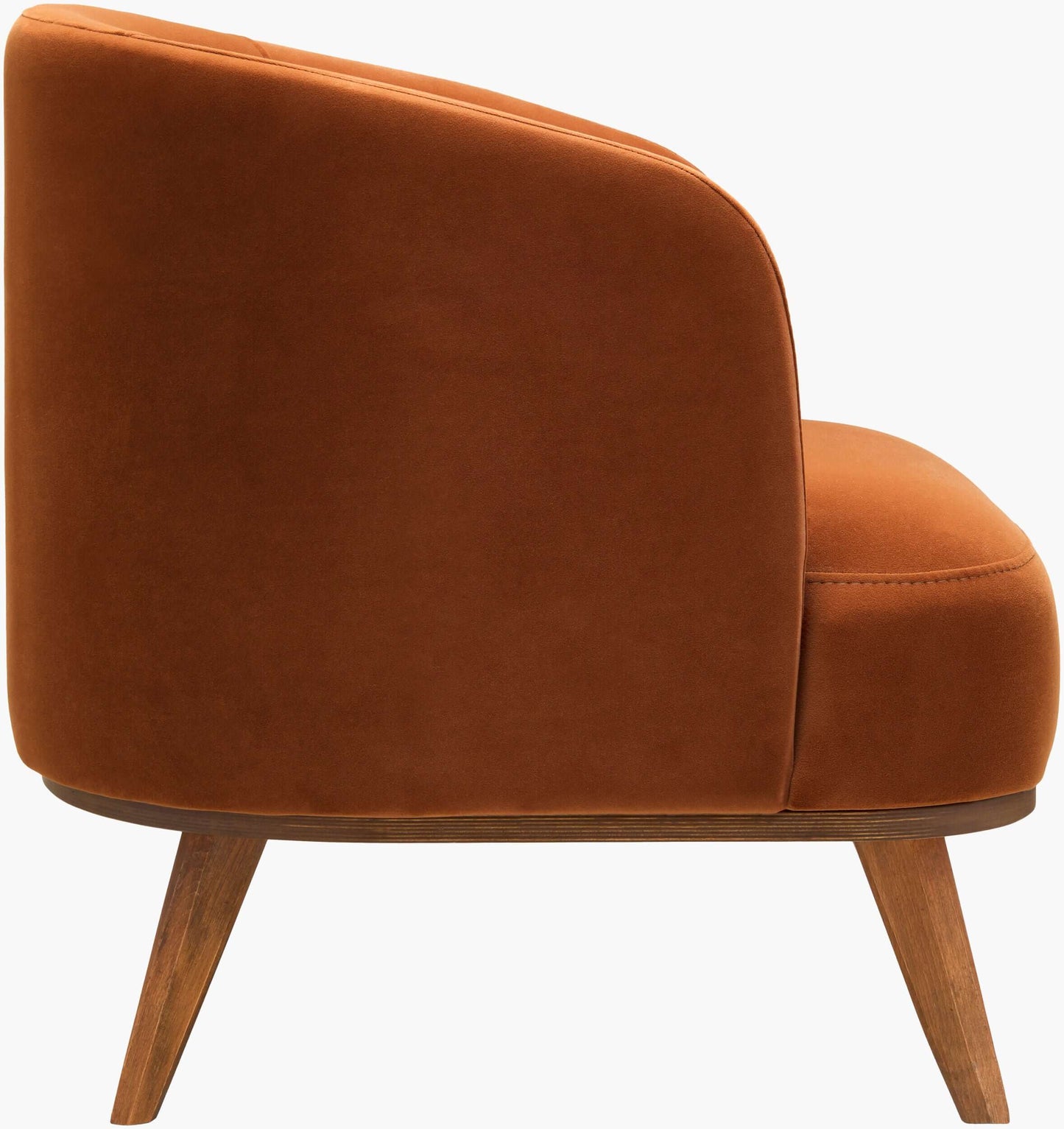 Megan MEGN-001 30"H x 28"W x 28"D Accent Chair- side view