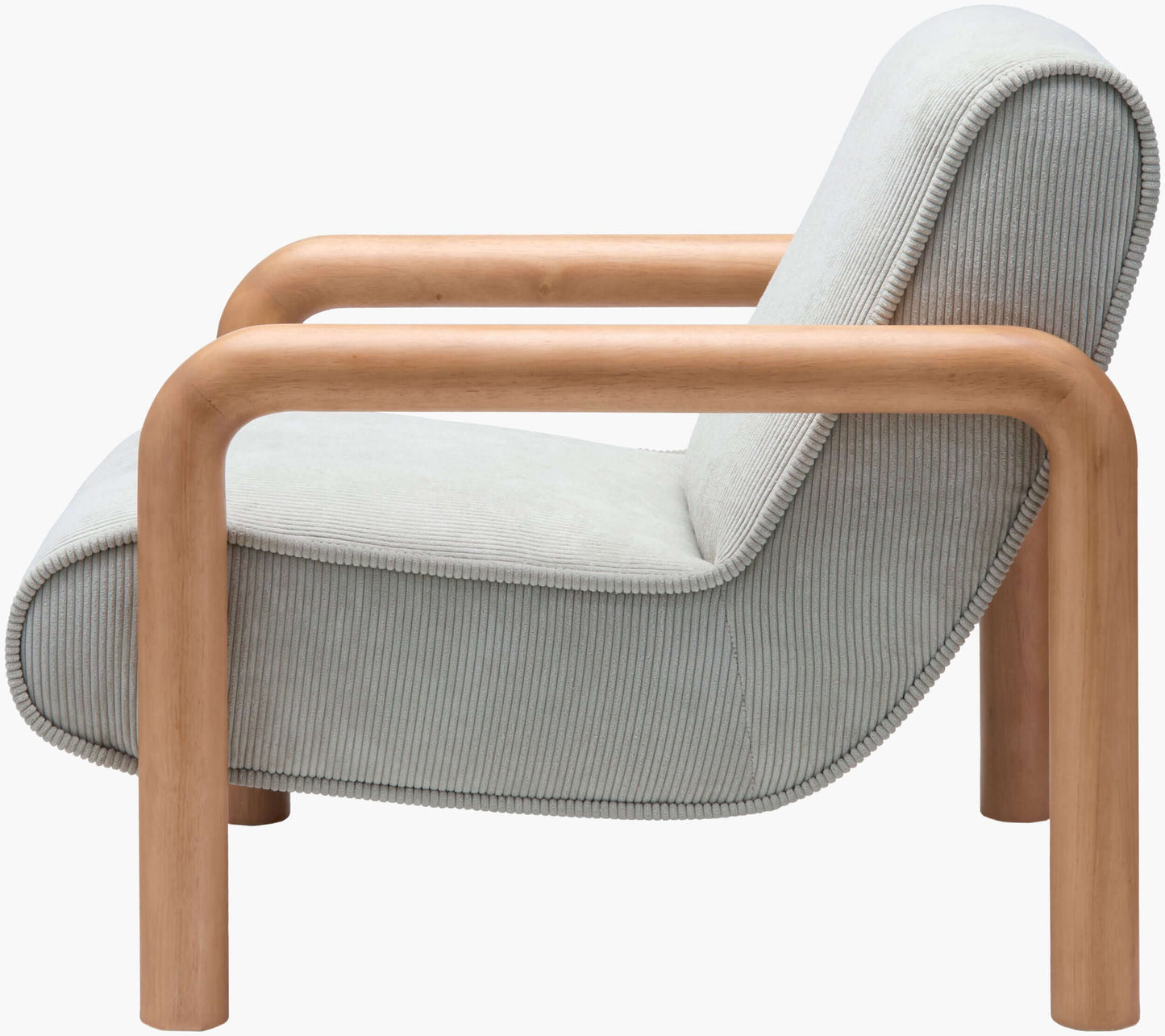 Magnus MGUS-003 31"H x 30"W x 35"D Accent Chair- side view