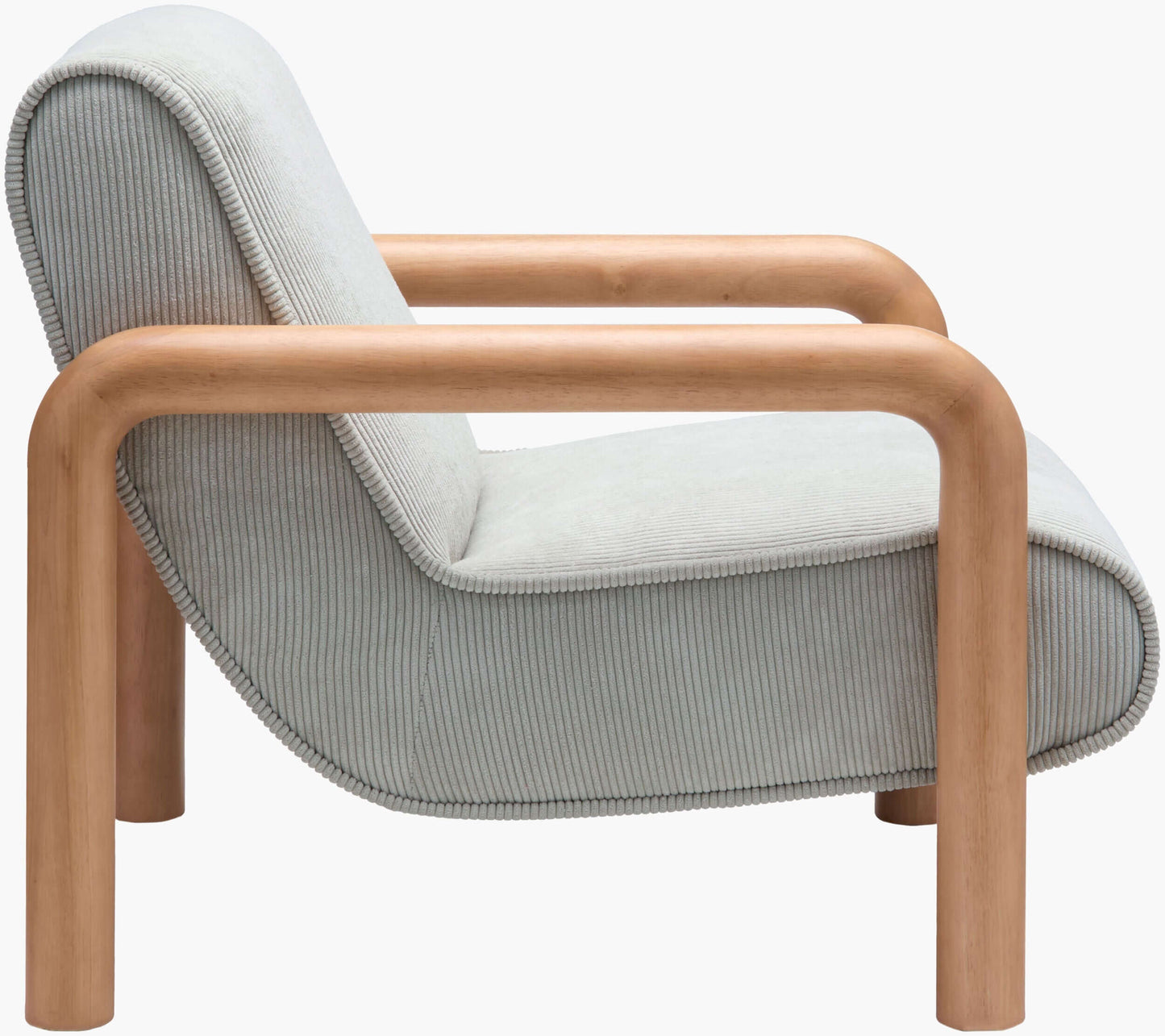 Magnus MGUS-003 31"H x 30"W x 35"D Accent Chair- side view