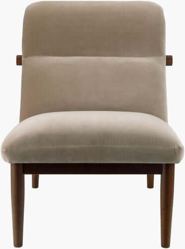 Marsick MSK-001 35"H x 29"W x 34"D Accent Chair- front view with white background