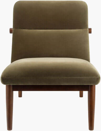 Marsick MSK-002 35"H x 29"W x 34"D Accent Chair- front view with white background