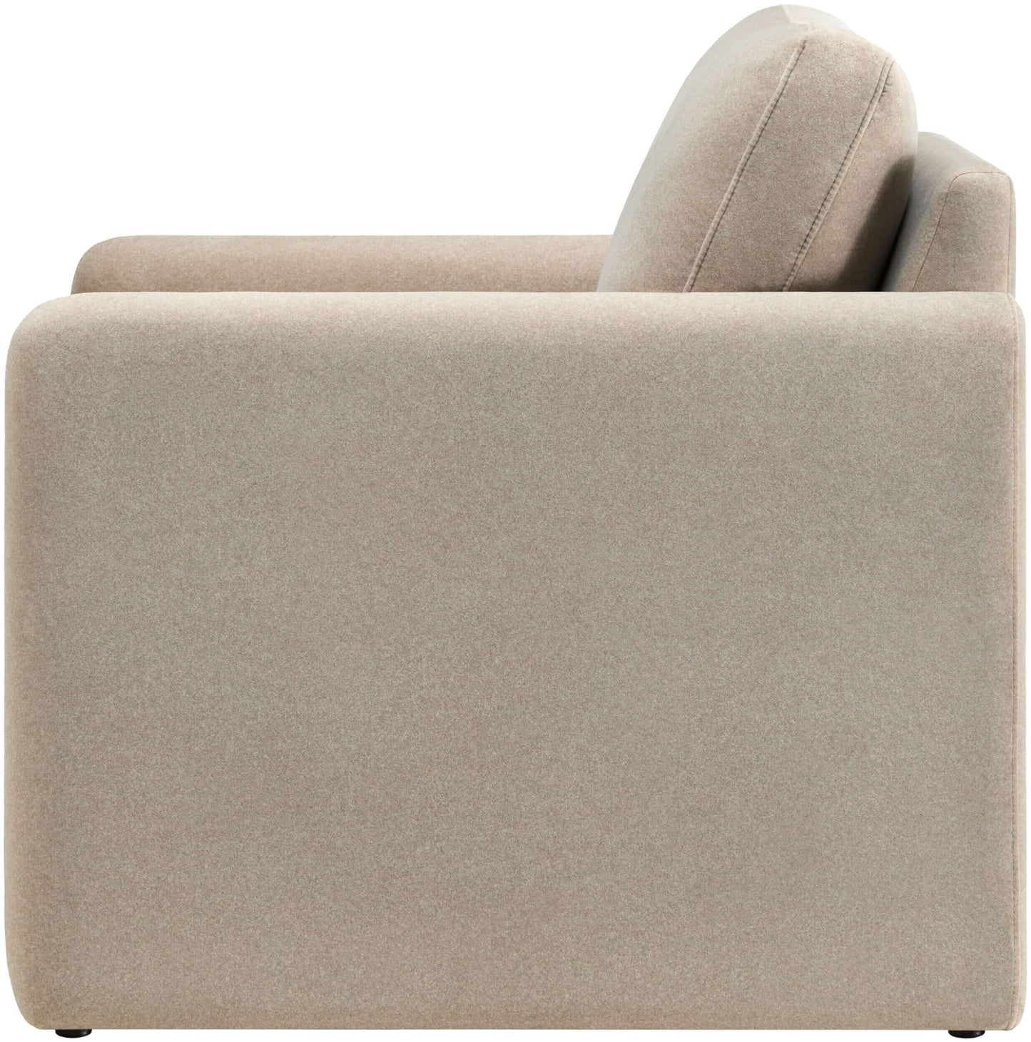 Niya NIYA-001 33"H x 31"W x 35"D Accent Chair- side view