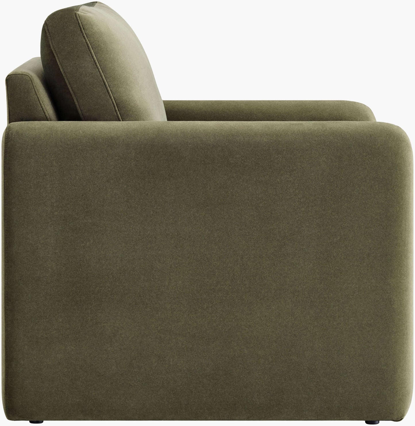 Niya NIYA-002 33"H x 31"W x 35"D Accent Chair- side view