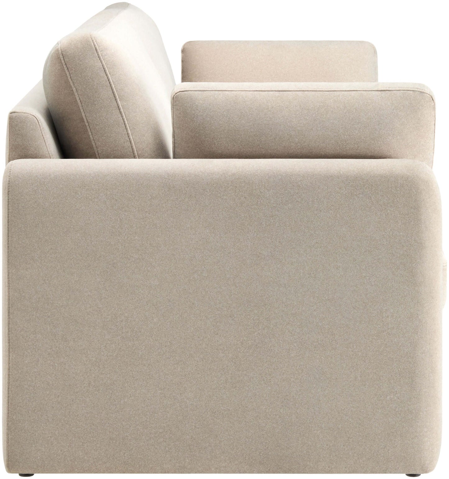 Niya NIYA-003 33"H x 82"W x 35"D Sofa- side view