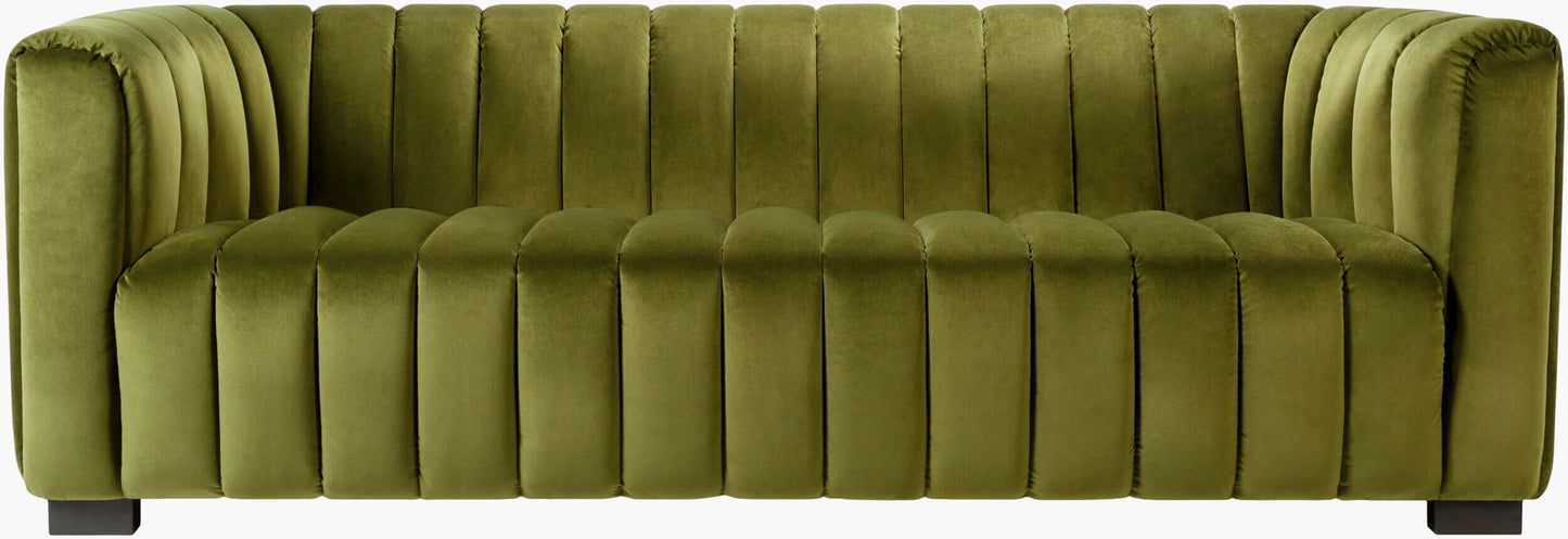 Brionne NNE-001 30"H x 94"W x 38"D Sofa- front view with white background