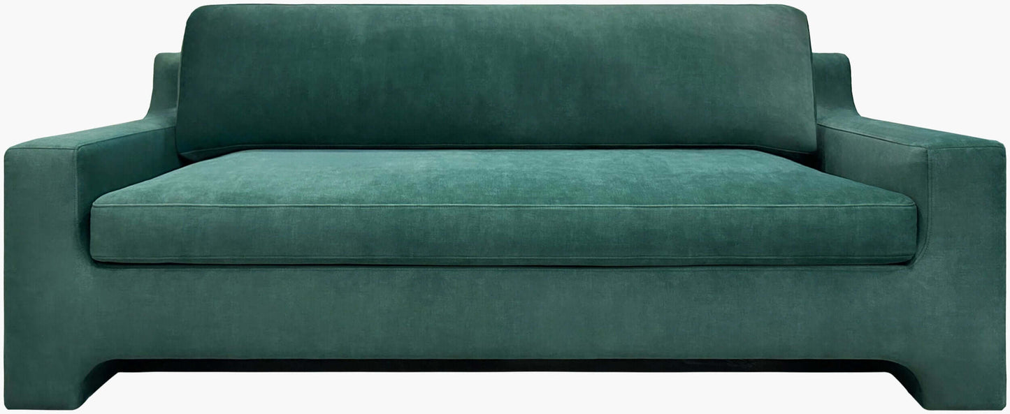 Purcel PCL-001 38"H x 86"W x 39"D Sofa- front view with white background