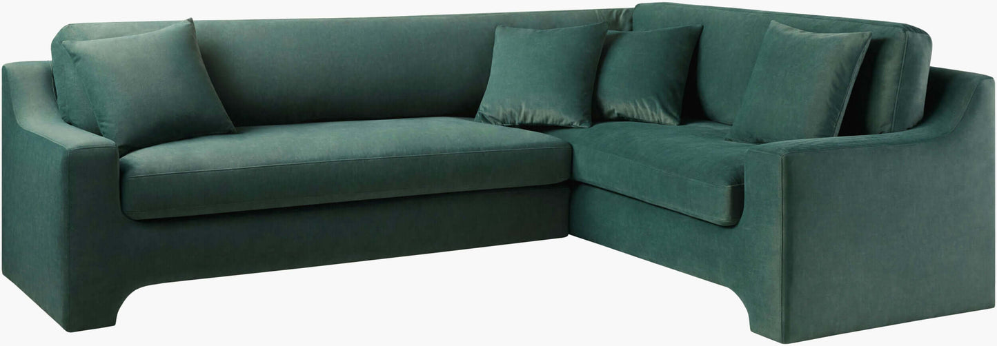 Purcel PCL-002 35"H x 75"W x 38"D Sectional- front view with white background