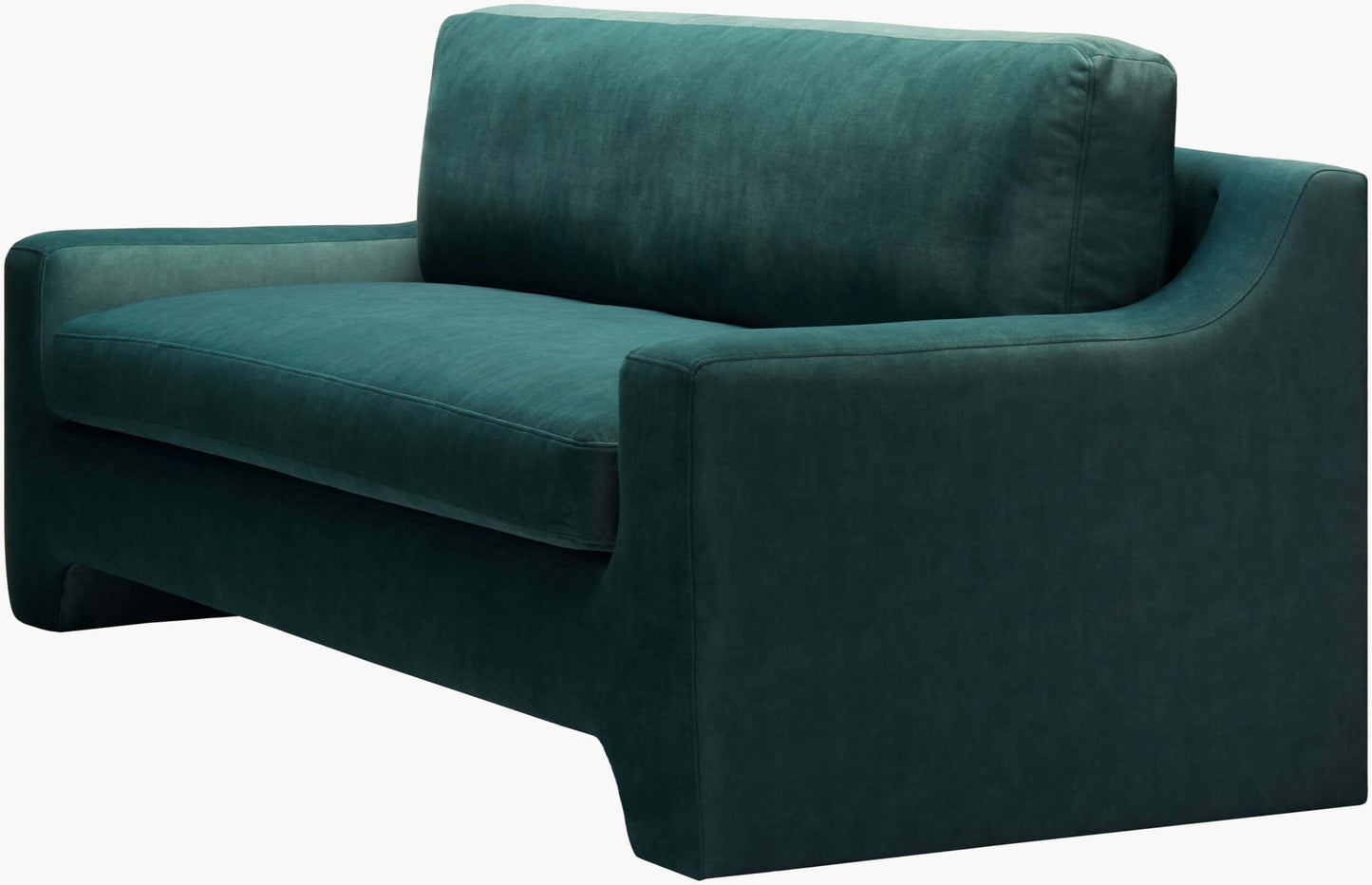 Purcel PCL-001 38"H x 86"W x 39"D Sofa- front and side view with white background